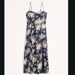 Abercrombie High-Slit Midi Dress